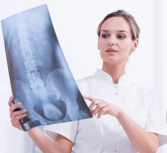 การวินิจฉัยโรคทรวงอก osteochondrosis